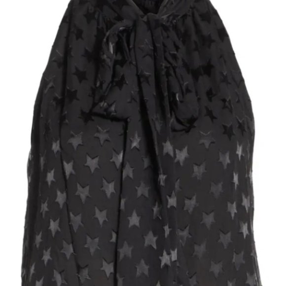 Alice and Olivia Black Delphine Star Top S - As Seen on Madison Montgomery / AHS - Picture 4 of 5
